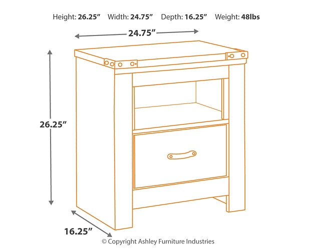 Ashley Express - Trinell One Drawer Night Stand