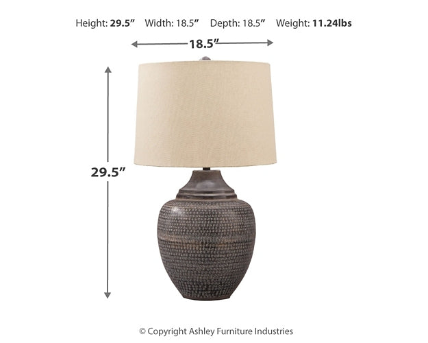 Ashley Express - Olinger Metal Table Lamp (1/CN)