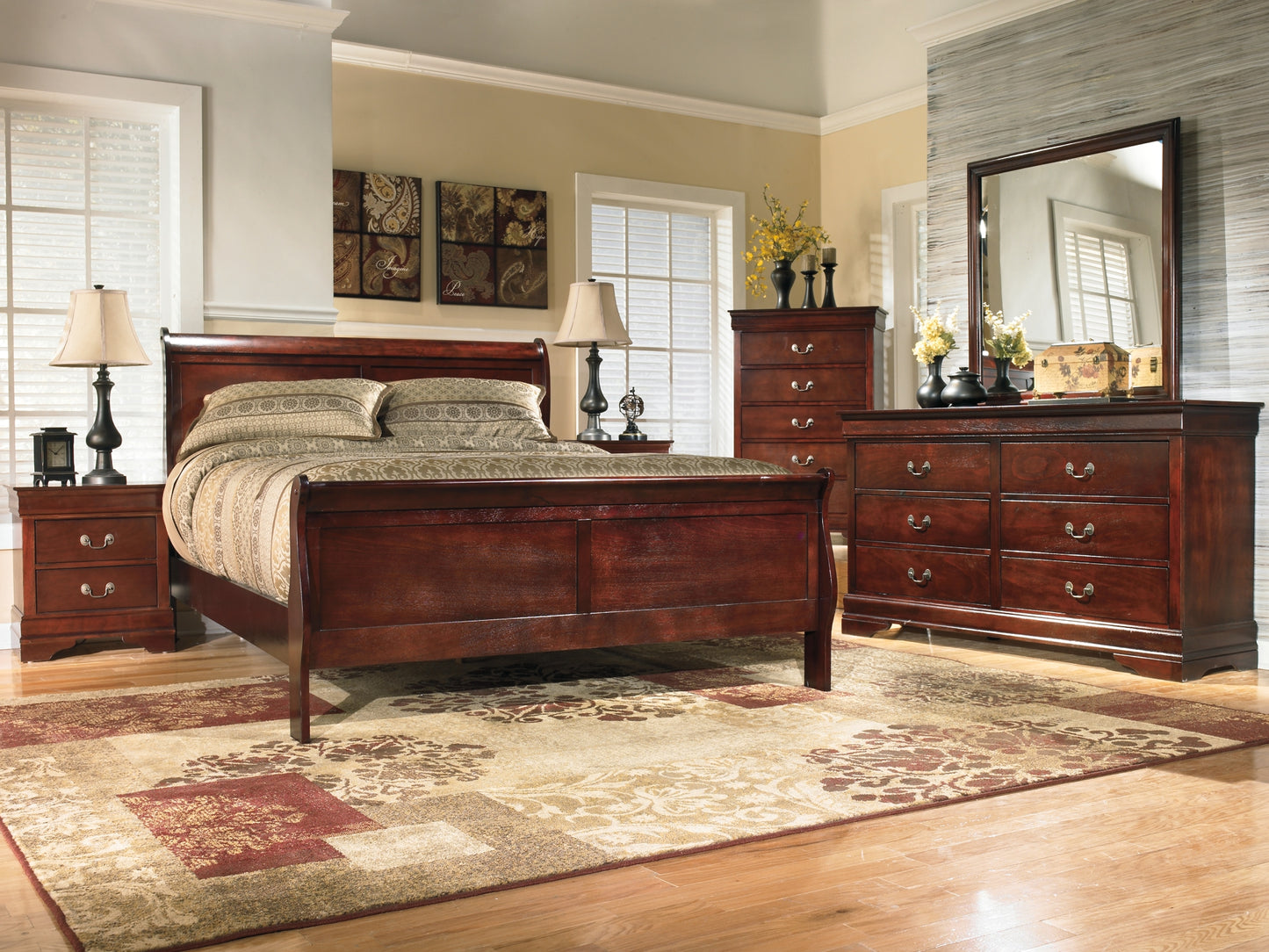 Ashley Express - Alisdair King Sleigh Bed with 2 Nightstands