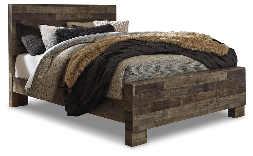 Derekson Queen Panel Bed with Dresser